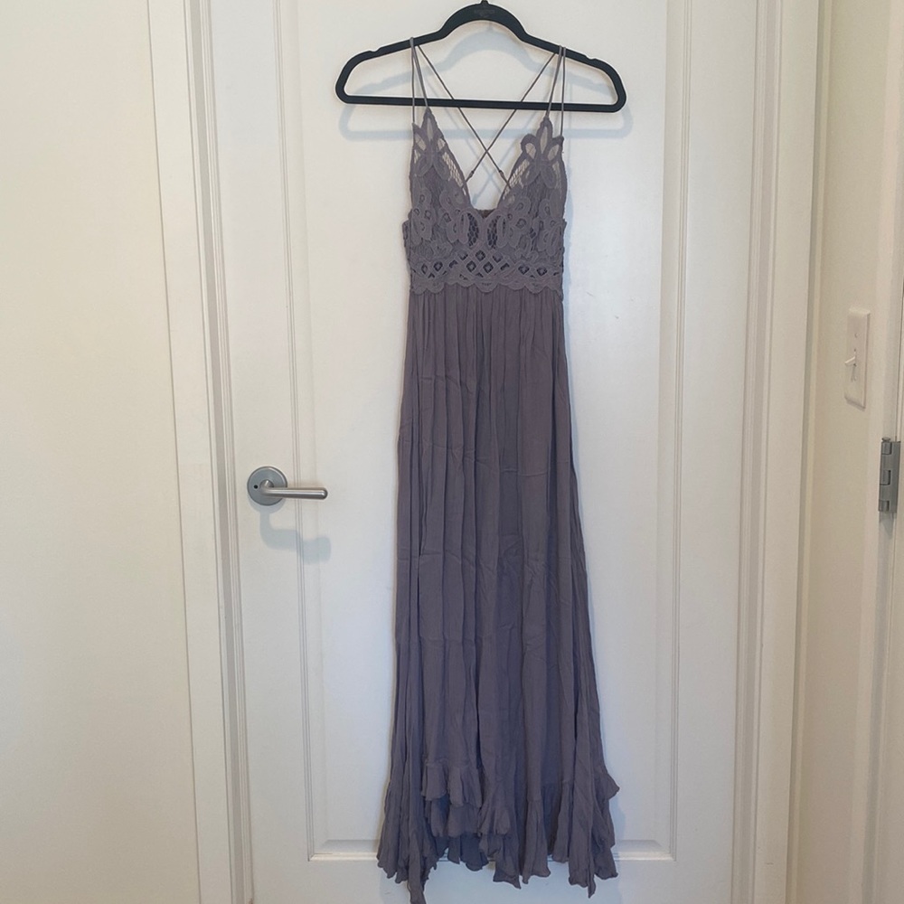 Free people maxi dress excellent condition worn once for photo shoot